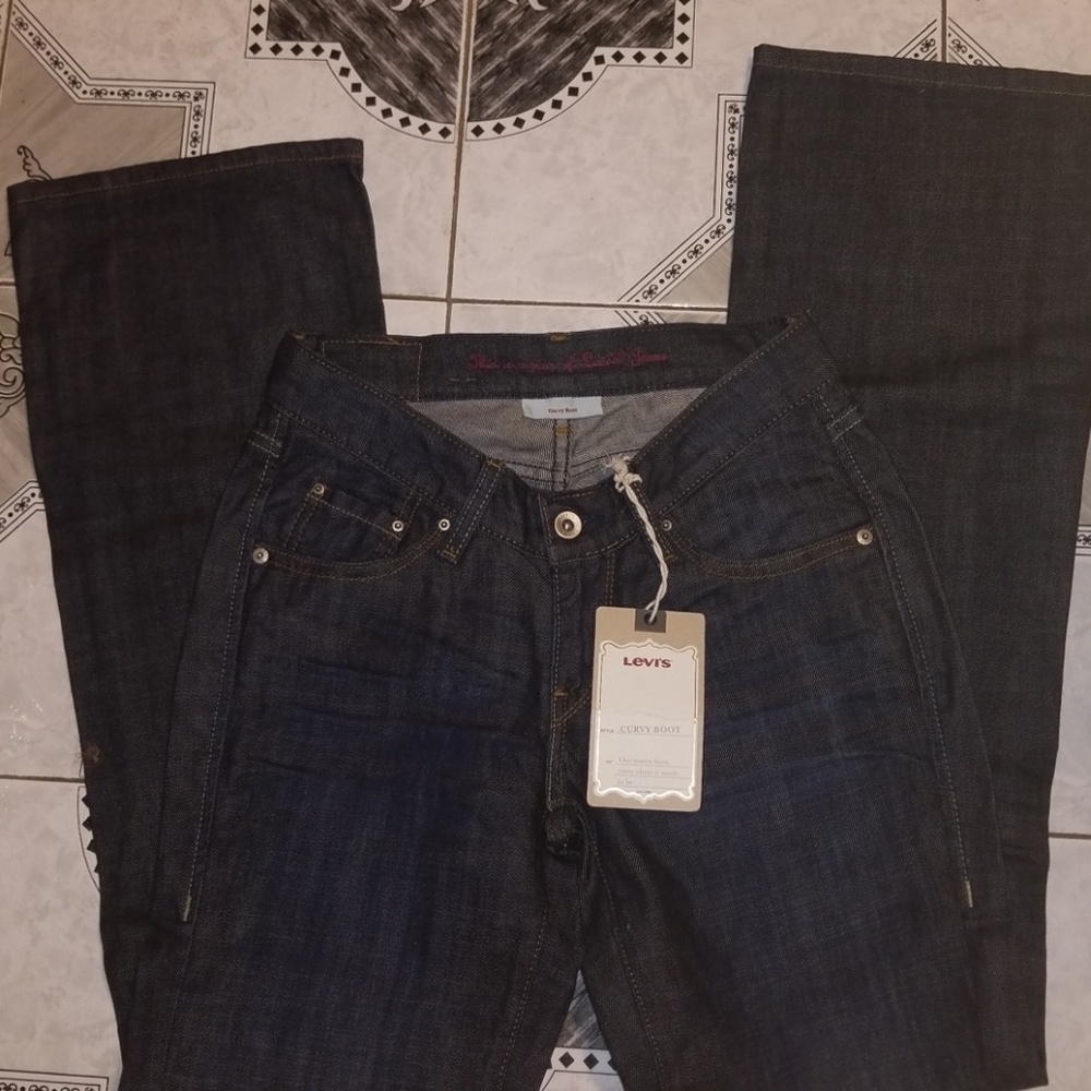 Levis Curvy Boot Sexy Rigid Low Rise Jean 2L Jrs NWT